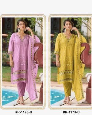 RAMSHA R 1173 READYMADE COLLECTION ORGENZA SUITS WHOLESALER IN SURAT 6.jpg