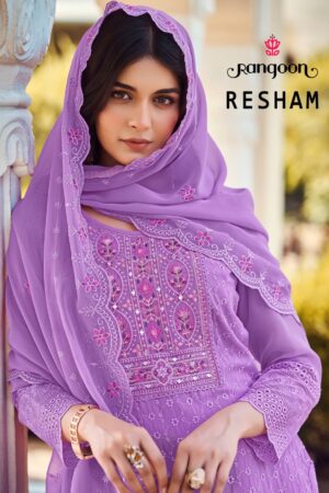 RANGOON RESHAM GEORGETTE EMBROIDERY READYMADE KURTI SUPPLIER IN SURAT 1.jpg