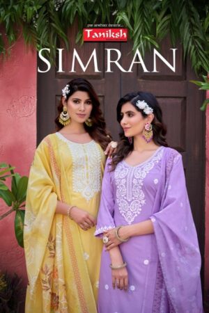 TANIKSH SIMRAN VOL 1 RAYON EMBROIDERY KURTIS CATALOGUE DISTRIBUTOR IN SURAT 1.jpg