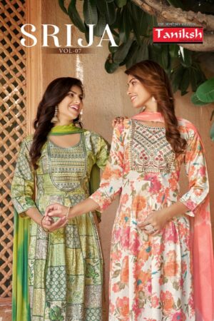 TANIKSH SRIJA VOL 7 RAYON EMBROIDERY READYMADE KURTI SUPPLIER IN SURAT 1.jpg