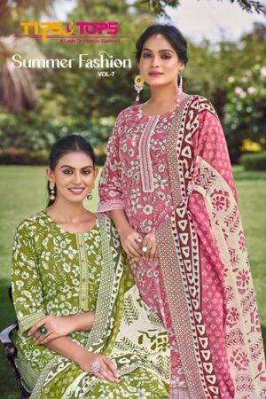 TIPS TOPS SUMMER FASHION COTTON PRINT READYMADE KURTIS SUPPLIER IN SURAT 1.jpg