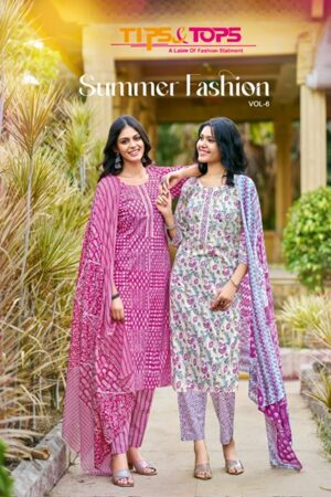 TIPS TOPS SUMMER FASHION VOL 6 COTTON PRINT KURTIS WHOLESALER IN SURAT 1.jpg