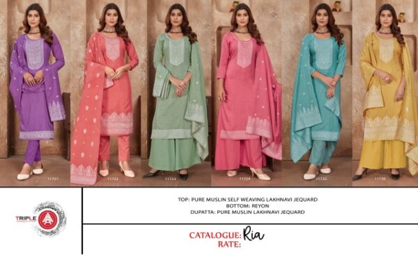TRIPLE A RIA PURE MUSLIN SALWAR KAMEEZ DISTRIBUTOR IN SURAT 6.jpg