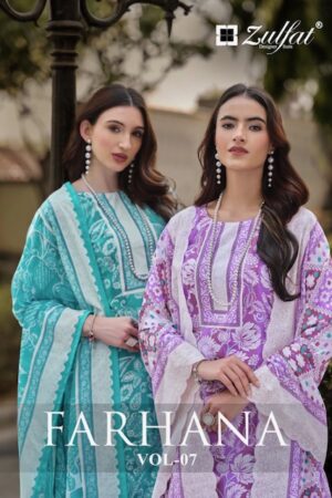 ZULFAT FARHANA VOL 7 COTTON PRINT SALWAR KAMEEZ DISTRIBUTOR IN SURAT 1.jpg
