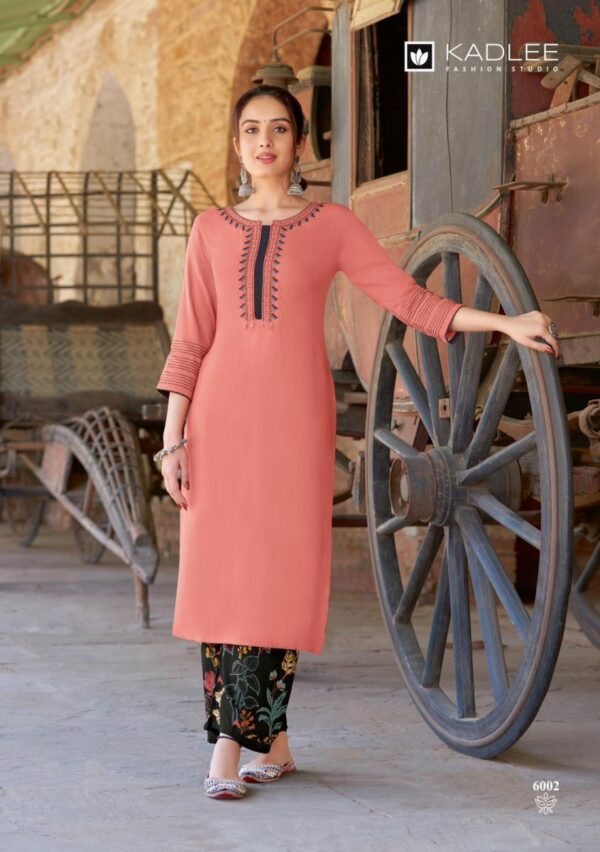 thumbs KADLEE KAVERI RAYON EMBROIDERY KURTI CATALOGUE WHOLESALER IN SURAT 3.jpg