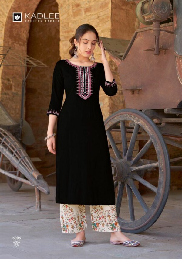 thumbs KADLEE KAVERI RAYON EMBROIDERY KURTI CATALOGUE WHOLESALER IN SURAT 6.jpg