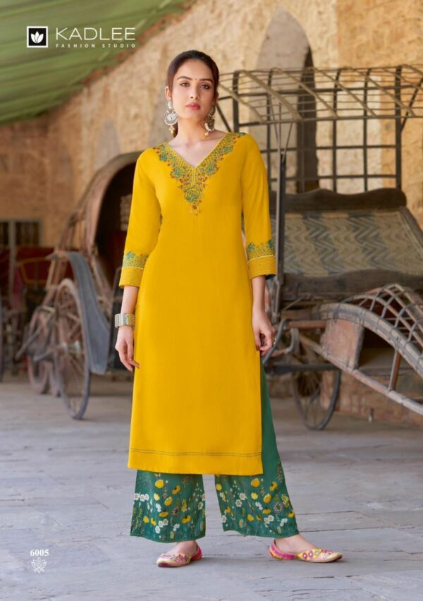 thumbs KADLEE KAVERI RAYON EMBROIDERY KURTI CATALOGUE WHOLESALER IN SURAT 7.jpg
