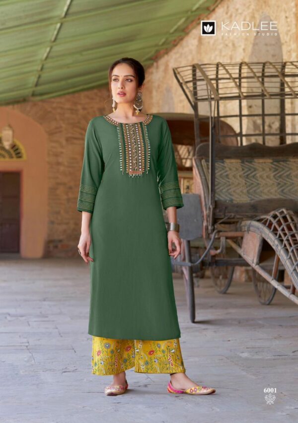 thumbs KADLEE KAVERI RAYON EMBROIDERY KURTI CATALOGUE WHOLESALER IN SURAT 9.jpg