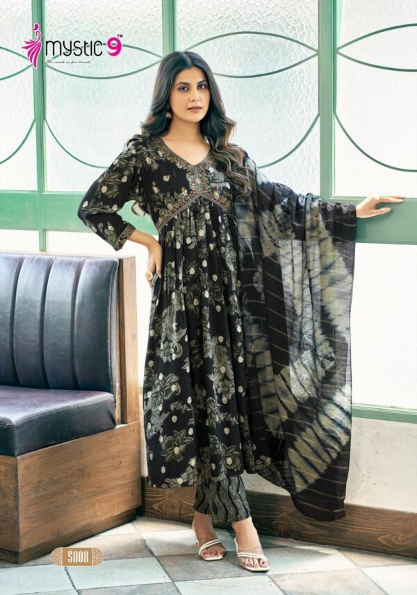 thumbs MYSTIC 9 POOJA VOL 5 ALIYA CUT READYMADE KURTI CATALOGUE WHOLESALER IN SURAT 14.jpg
