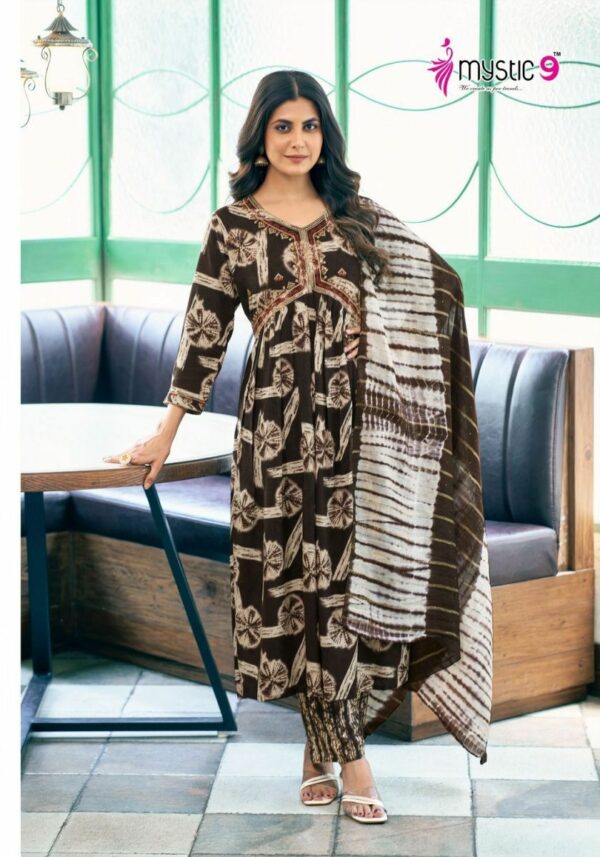 thumbs MYSTIC 9 POOJA VOL 5 ALIYA CUT READYMADE KURTI CATALOGUE WHOLESALER IN SURAT 6.jpg