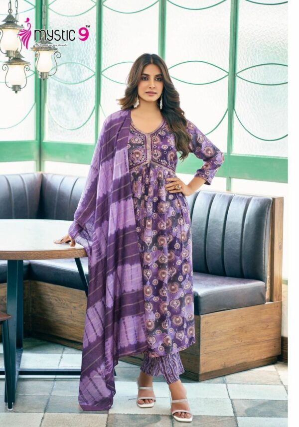thumbs MYSTIC 9 POOJA VOL 5 ALIYA CUT READYMADE KURTI CATALOGUE WHOLESALER IN SURAT 9.jpg