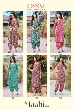 thumbs OSSM MAAHI VOL 3 RAYON CO ORD SET CATALOGUE WHOLESALER IN SURAT 8.jpg