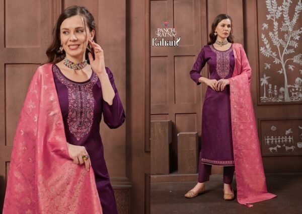 thumbs PANCH RATNA KAHANI SILK EMBROIDERY SALWAR KAMEEZ WHOLESALER IN SURAT 5.jpg
