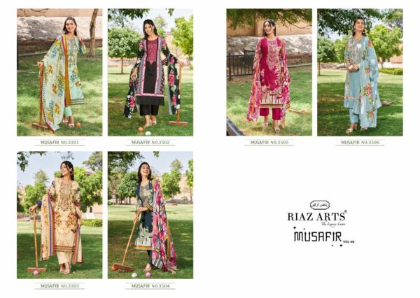 thumbs RIAZ ARTS MUSAFIR VOL 8 KARACHI LAWN SALWAR KAMEEZ WHOLESALER IN SURAT 10.jpg