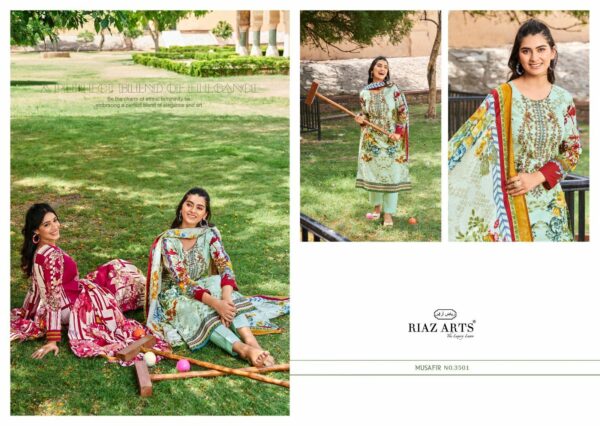 thumbs RIAZ ARTS MUSAFIR VOL 8 KARACHI LAWN SALWAR KAMEEZ WHOLESALER IN SURAT 3.jpg
