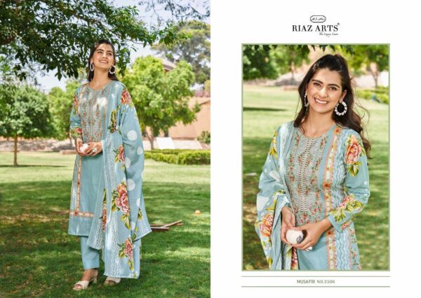 thumbs RIAZ ARTS MUSAFIR VOL 8 KARACHI LAWN SALWAR KAMEEZ WHOLESALER IN SURAT 9.jpg