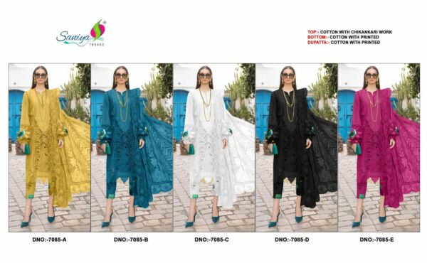 thumbs SANIYA TRENDZ D.NO 7085 CHIKANKARI PAKISTANI SALWAR SUITS WHOLESALER IN SURAT 1.jpg