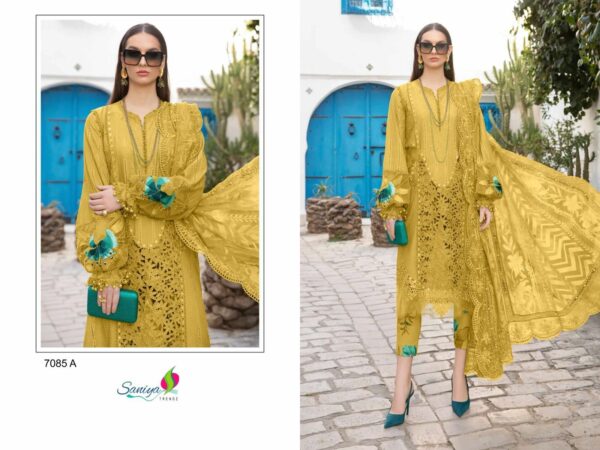 thumbs SANIYA TRENDZ D.NO 7085 CHIKANKARI PAKISTANI SALWAR SUITS WHOLESALER IN SURAT 2.jpg