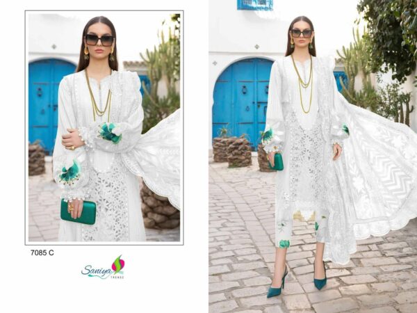 thumbs SANIYA TRENDZ D.NO 7085 CHIKANKARI PAKISTANI SALWAR SUITS WHOLESALER IN SURAT 3.jpg
