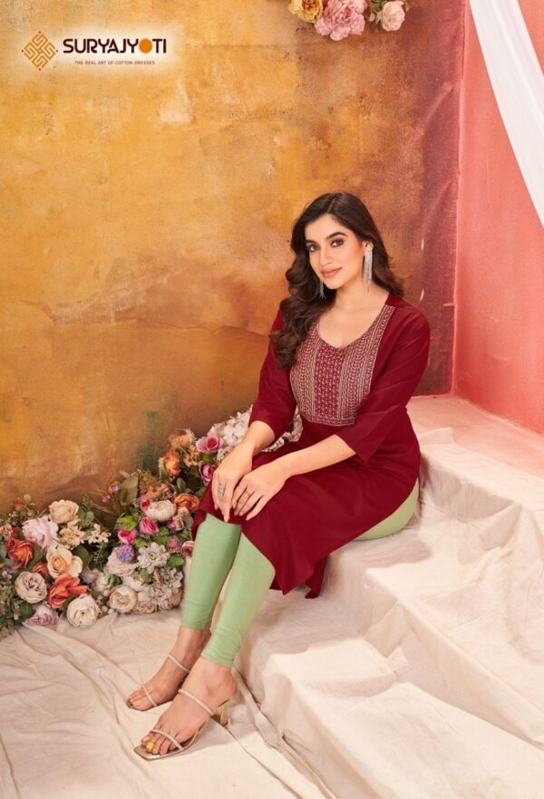 thumbs SURYAJYOTI NIRJA ADVANCE VOL 9 RAYON KURTI CATALOGUE WHOLESALER IN SURAT 12.jpg