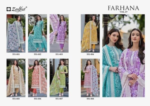thumbs ZULFAT FARHANA VOL 7 COTTON PRINT SALWAR KAMEEZ DISTRIBUTOR IN SURAT 12.jpg