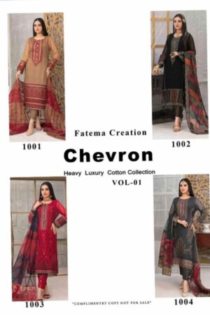 FATEMA CREATION CHEVRON VOL 11 COTTON KARACHI SUITS 4.jpg