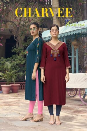 KARISSA CHARVEE RAYON EMBROIDERY KURTI DISTRIBUTOR IN SURAT 1.jpg