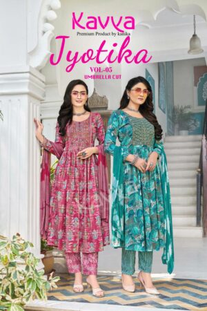 KAVYA JYOTIKA VOL 5 UMBRELLA CUT KURTIS 15.jpg