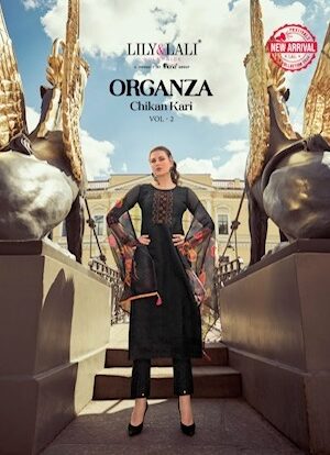 LILY LALI ORGANZA CHIKAN KARI VOL 2 READYMADE KURTI SUPPLIER IN SURAT 1.jpg