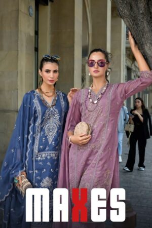 MAXES SOFT ORGANZA EMBROIDERY READYMADE KURTI SUPPLIER IN SURAT 1.jpg