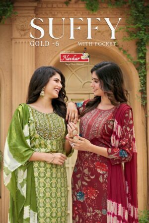 NAVKAR SUFFY GOLD VOL 6 RAYON PRINTED KURTIS 11.jpg