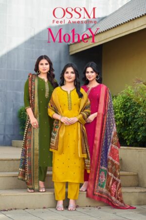 OSSM MOHEY VISCOSE ROMAN SILK READYMADE KURTI WHOLESALER IN SURAT 1.jpg