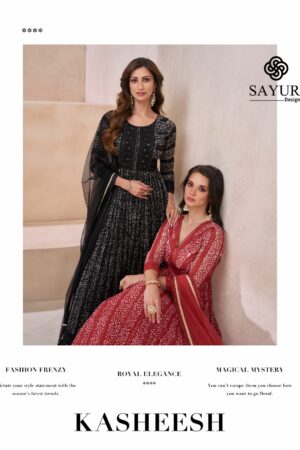 SAYURI DESIGNER KASHEESH GEORGETTE EMBROIDERY FANCY SUIT SUPPLIER IN SURAT 1.jpg