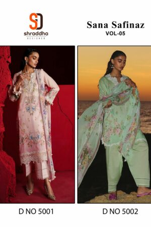 SHRADDHA DESIGNER SANA SAFINAZ VOL 5 PAKISTANI LAWN SUITS 1.jpg