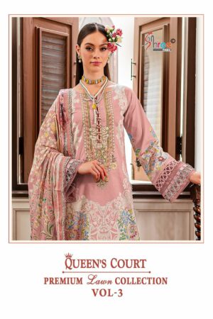 SHREE FABS QUEENS COURT VOL 3 PREMIUM LAWN COLLECTION SUITS SUPPLIER IN SURAT 10.jpg