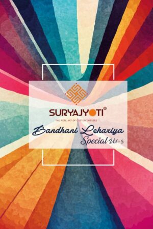 SURYAJYOTI BANDHANI LEHARIYA SPECIAL VOL 5 KURTIS WHOLESALER IN SURAT 1.jpg