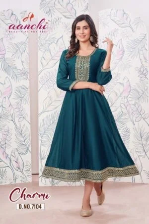 thumbs AANCHI CHARMI ANARKALI FLAIR KURTIS CATALOG 9.jpg