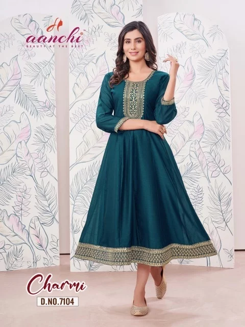thumbs AANCHI CHARMI ANARKALI FLAIR KURTIS CATALOG 9.jpg