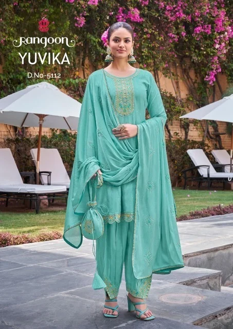 thumbs RANGOON YUVIKA VISCOSE EMBROIDERY READYMADE KURTI SUPPLIER IN SURAT 5.jpg