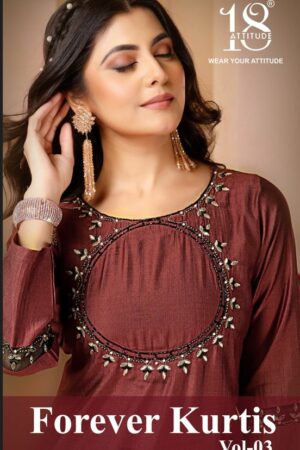 18 ATTITUDE FOREVER KURTIS VOL 3 KURTI CATALOGUE WHOLESALER IN SURAT 8.jpg