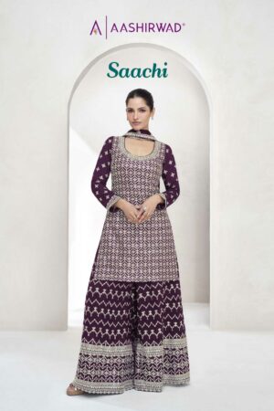 AASHIRWAD CREATION SAACHI CHINNON SILK SUITS WHOLESALER IN SURAT 1.jpg