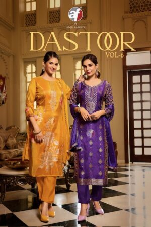 ANJU FABRICS DASTOOR VOL 6 FANCY READYMADE KURTI SUPPLIER IN SURAT 13.jpg
