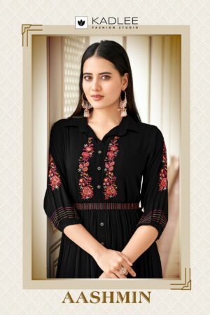 KADLEE AASHMIN RAYON EMBROIDERY KURTI WHOLESALER IN SURAT 1.jpg