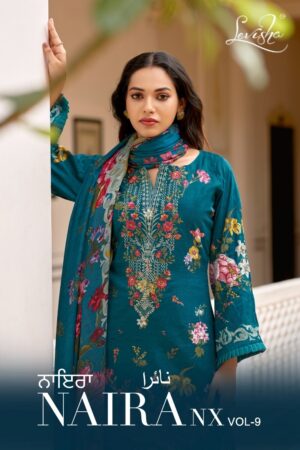 LEVISHA NAIRA NX VOL 9 COTTON PAKISTANI SALWAR SUIT WHOLESALER IN SURAT 1.jpg