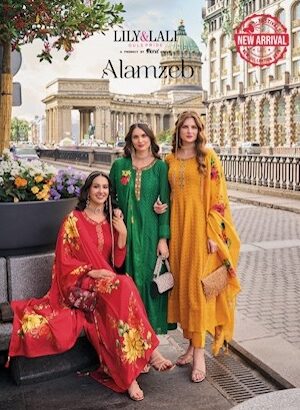 LILY LALI ALAMZEB SILK FANCY READYMADE ANARKALI KURTI SUPPLIER IN SURAT 1.jpg