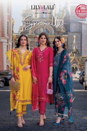 LILY LALI SRIVALLI EMBROIDERY FANCY READYMADE KURTI SUPPLIER IN SURAT 1.jpg