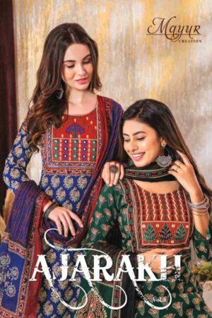 MAYUR CREATION AJARAKH VOL 3 COTTON SALWAR SUIT SUPPLIER IN SURAT 1.jpg