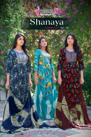 MYSTIC 9 SHANAYA VOL 3 UMBRELLA CUT KURTIS 13.jpg