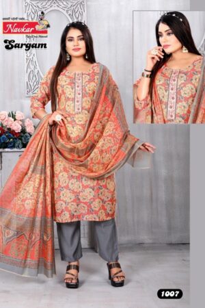 NAVKAR SARGAM VOL 1 TISSUE READYMADE KURTI WHOLESALER IN SURAT 8.jpg
