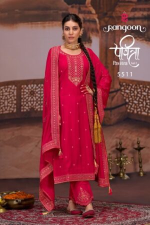 RANGOON PAVITRA VOL 2 FANCY SILK READYMADE KURTI WHOLESALER IN SURAT 1.jpg